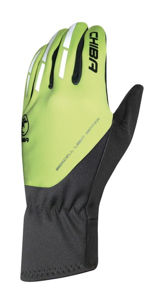 Chiba BioXCell Light Winter Gloves screaming yellow, XS