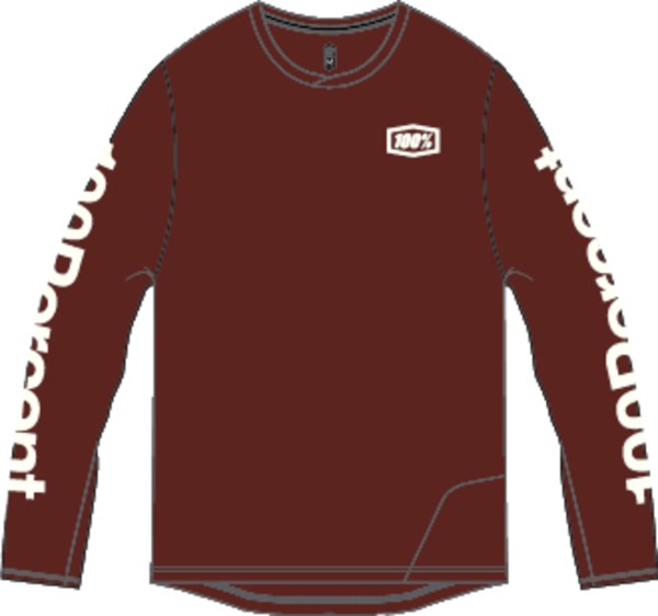 Airmatic Long Sleeve Jersey merlot M