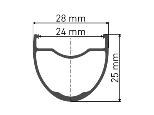 GR 531 Felge DB 700c 24 28L