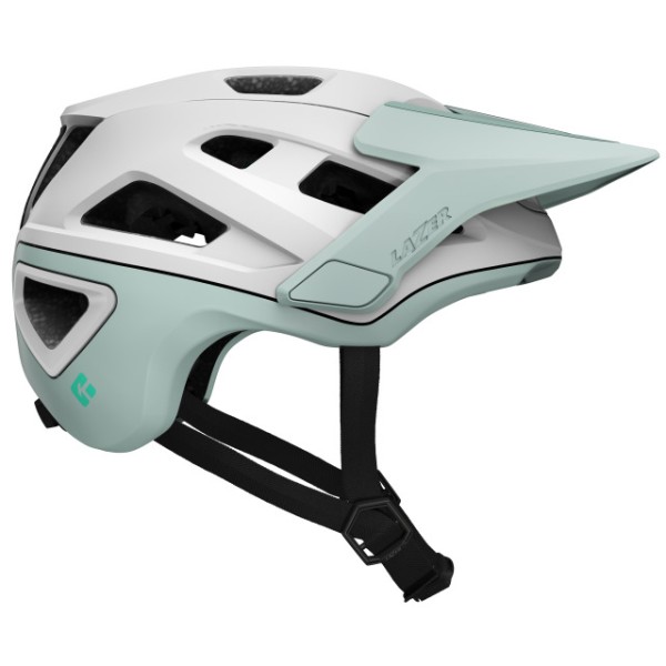 LAZER Unisex MTB Jackal KinetiCore Helm matte white mint