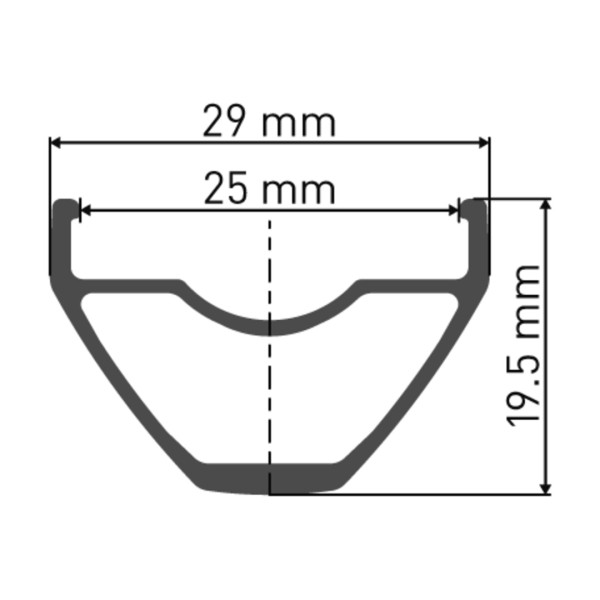 X 1900 SPLINE Laufrad 29" CL 25 148/12 XD
