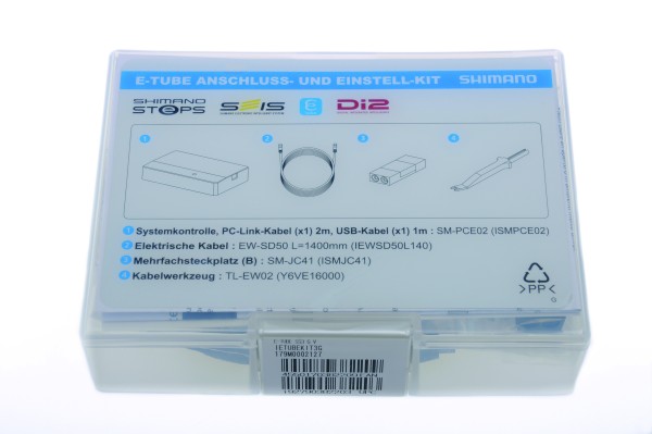 Shimano Diagnosegerät Set SM-PCE02 Di2 (SM-PCE02,EW-SD50,EW-SD300,EW-JC304,TL-EW02/300,SM-JC41)
