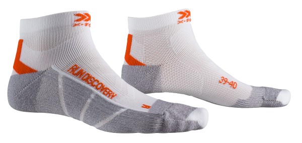 X-SOCKS Men Run Discovery 4.0 arctic white/dolomite grey