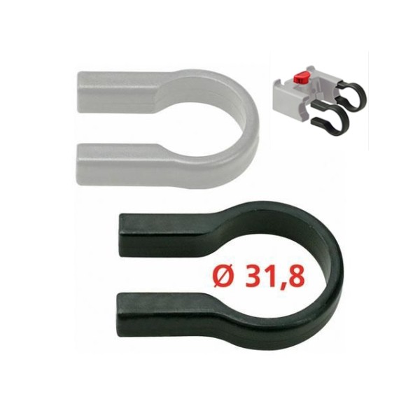 Bride 31.8mm KLICKfix Halter - für KLICKfix Lenkeradapter- per Set à 2 Stück