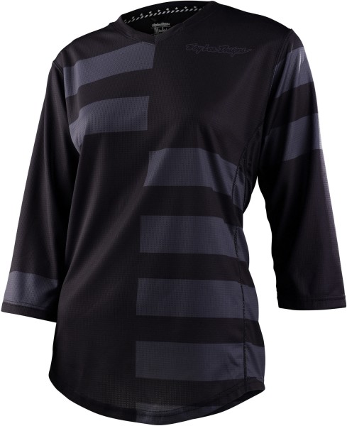 Troy Lee Designs Mischief Jersey Women XL, Split Stripe Black