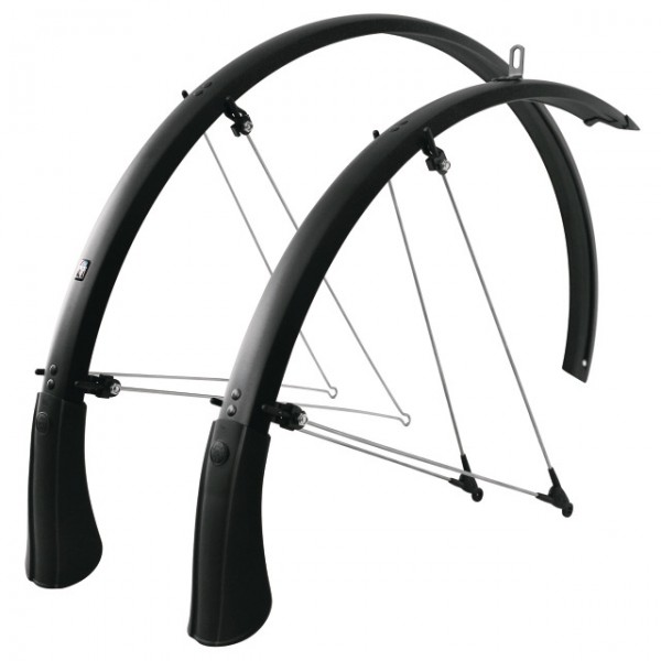 SKS Schutzblechgarnitur Bluemels 28" 45 mm schwarz matt