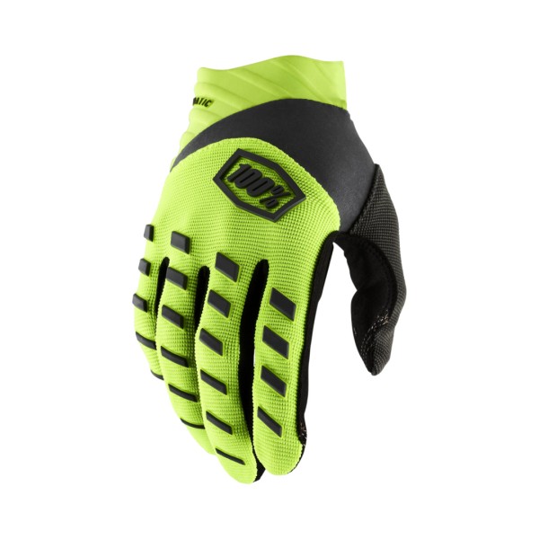 100percent Airmatic Gloves Fluo Yellow-Black Yellow XXL