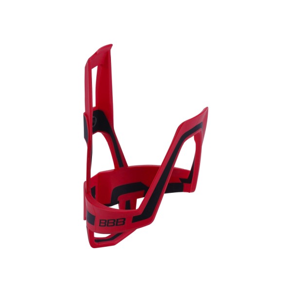 BBB Bidonhalter Dualcage rot-schwarz matt, inkl. Inoxschrauben