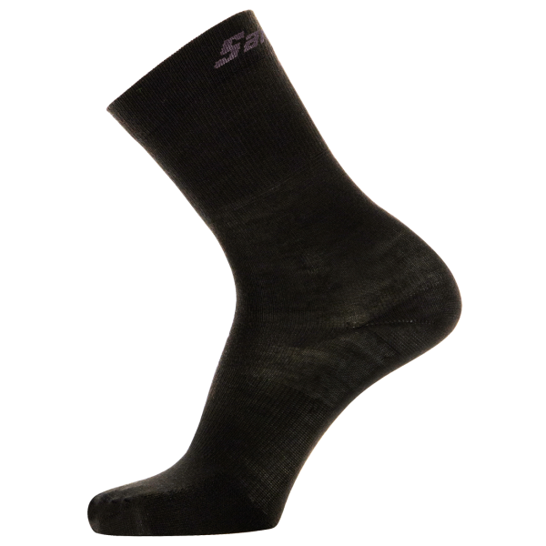 Winter-Socke lang, WIN WOOL, Herren, SCHWARZ, M-L