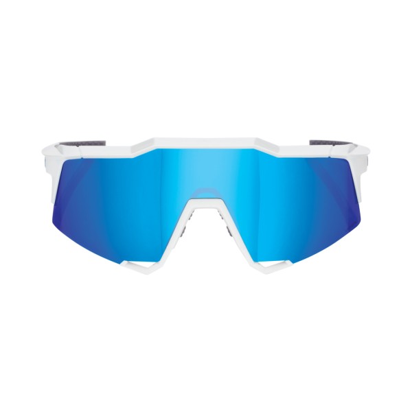Brille Speedcraft Tall Matte White-HiPER Blue