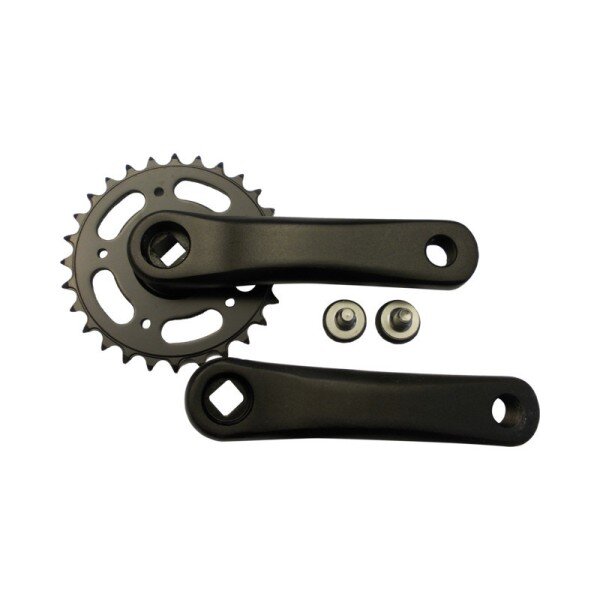 Mustang Kettenradgarnitur 28Z. 127mm Alu schwarz
