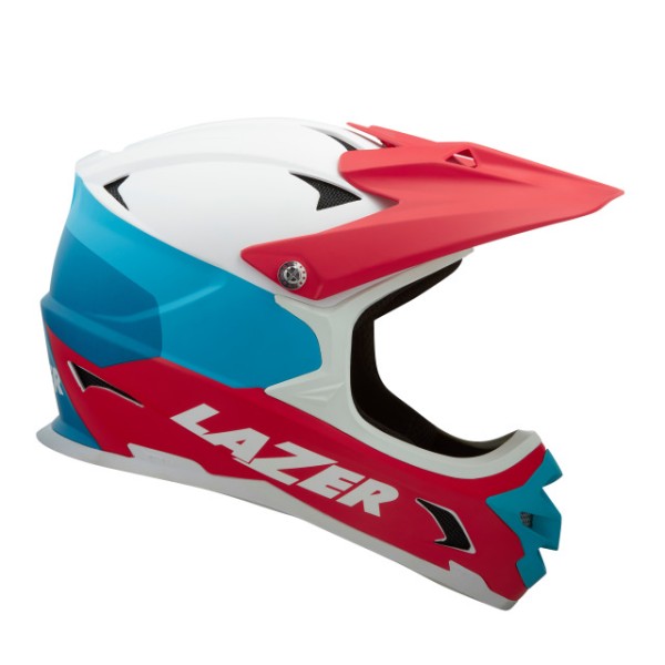 LAZER Unisex Extreme Phoenix+ ASTM Helm white blue red