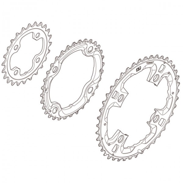 Shimano Kettenblatt Deore XT FC-M770-10 32 Zähne AE-Typ