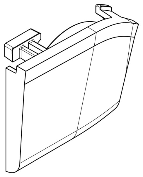 Bosch Couvercle de la prise de chargement pour batterie porte-bagages PowerPack BBP33YY noir