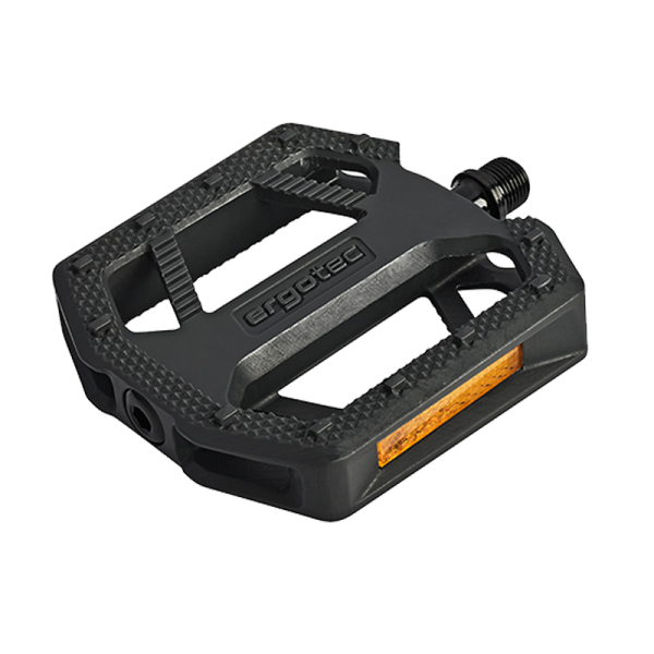 Ergotec Pedale, EP-M 9/16" 7mm EP bearing/Igus PP Kunststoff Format: 103x100mm Reflektor