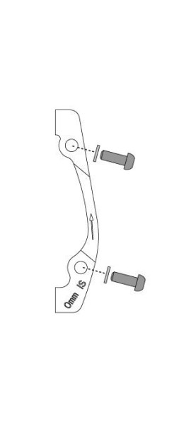 Avid Scheibenbrems-Adapter IS Front 160mm/ Rear 140mm