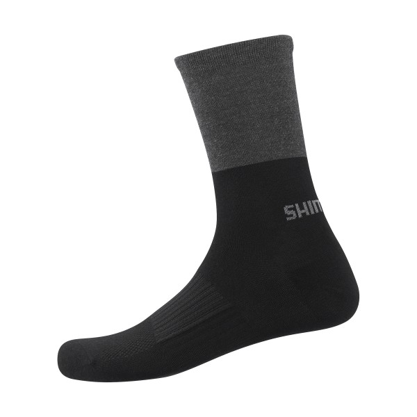 Shimano Original Wool Tall Socks black gray 45-48