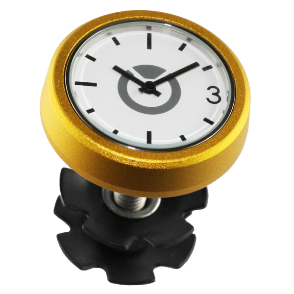 by.Schulz Uhr, Speedlifter A-Head Clock Alu gold