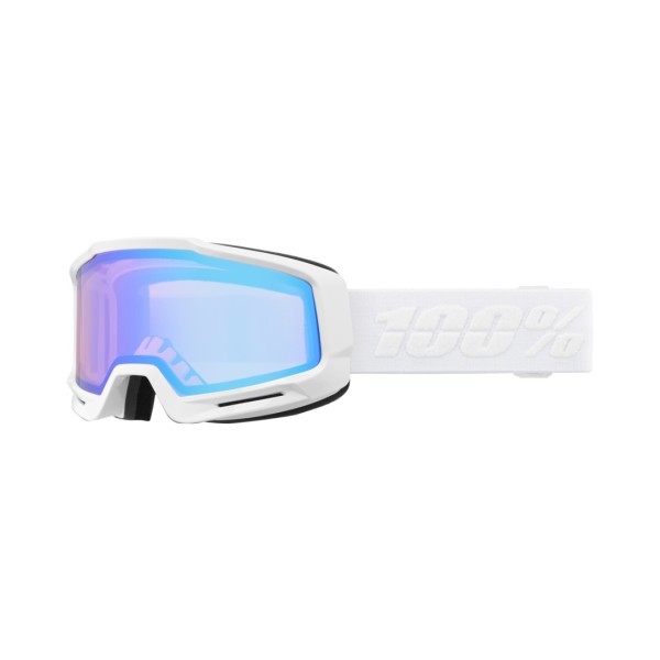 Okan Hiper Goggle White/Turquoise - Mirror Turquoise Lens