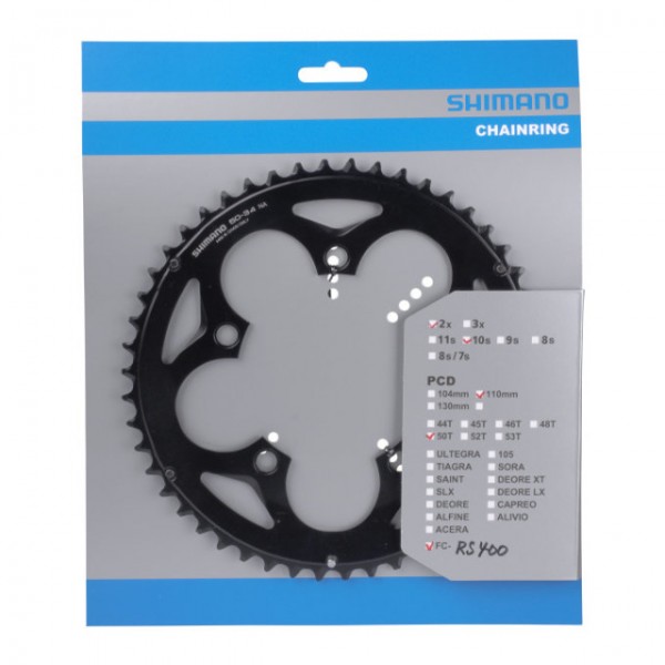 Shimano Kettenblatt FC-RS400 50 Zähne F Blister