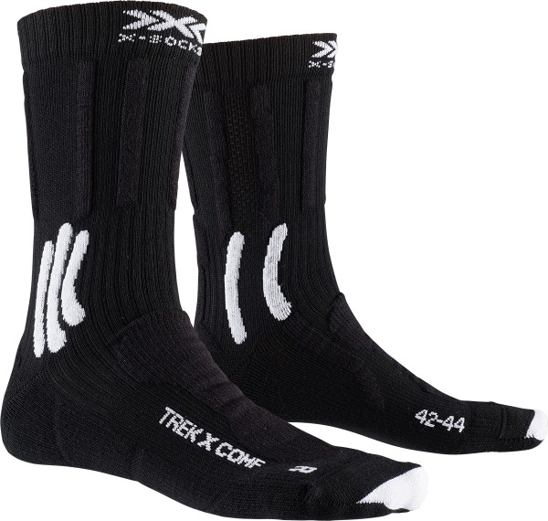 X-SOCKS Men Trek X Comf opal black/arctic white