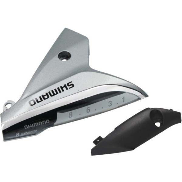 Shimano Abdeckung oben ST-EF65-8 oben silber mit Schrauben (M3x5)