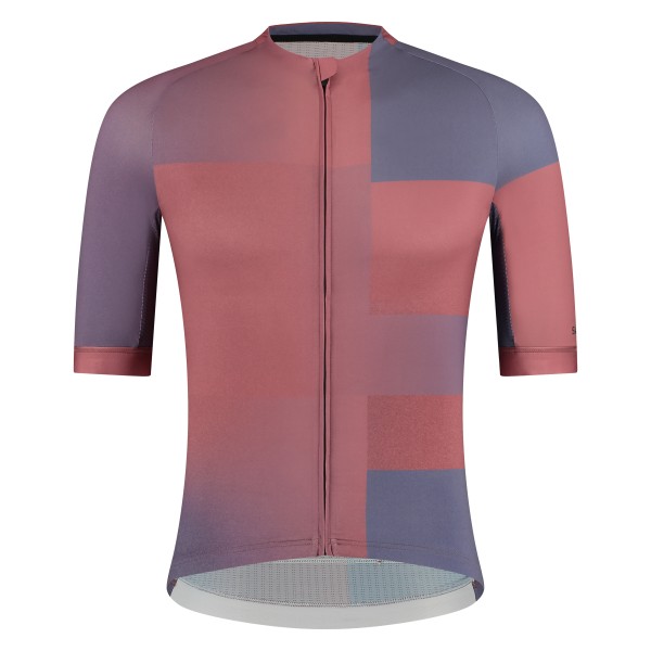 Shimano Men Veloce SS Jersey metallic maroon, S