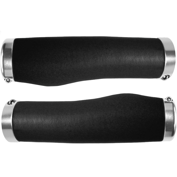 Griffe, KYOTO Silikon/Alu Griff-Ø: 22 Länge:130/130 black