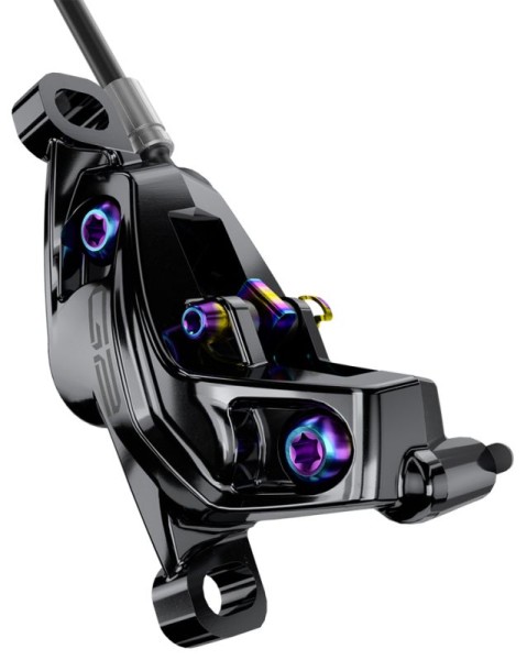 SRAM G2 Ulitmate, Bremssattel Rainbow Hardware, Gloss Black (A2)