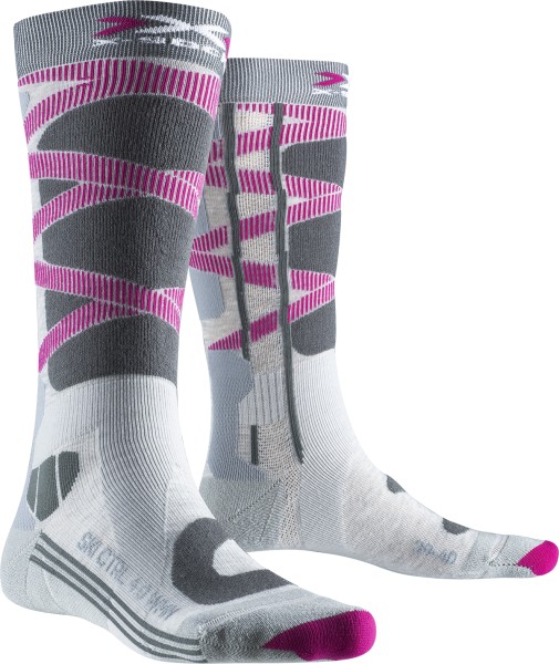X-SOCKS Women Ski Control 4.0 grey melange/charcoal