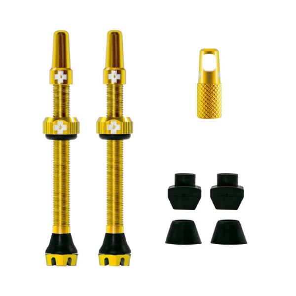 Muc-Off V2 Tubeless Valve Kit 60mm/gold