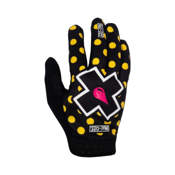 Muc-Off MTB Handschuhe yellow-polka