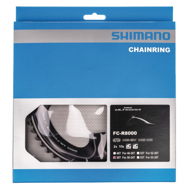Shimano Kettenblatt Ultegra FC-R8000 52 Zähne MT-Type für 52-36 Zähne