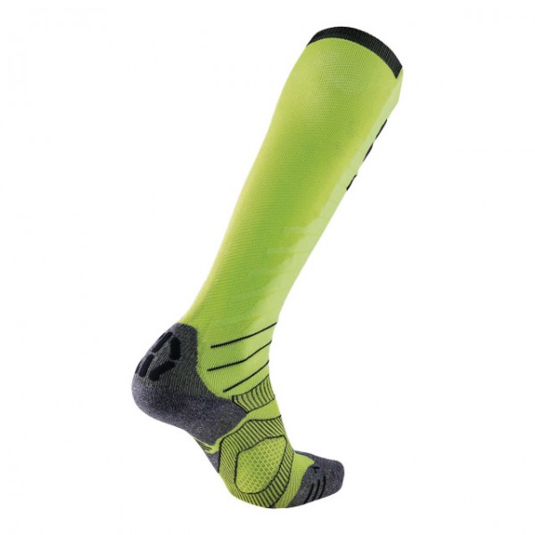 UYN Man Ski Evo Race Socks green lime / black