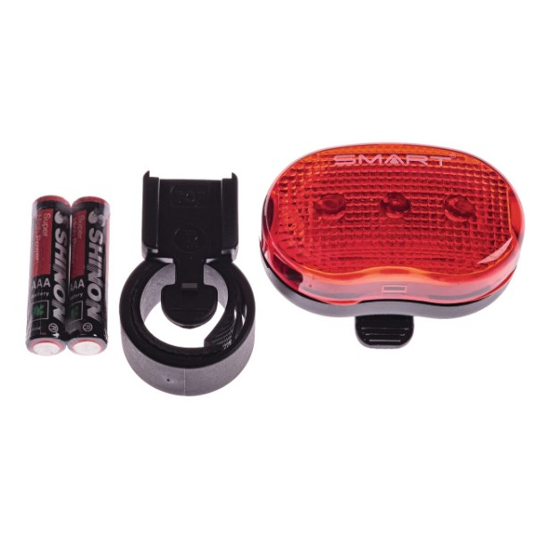 Smart Rücklicht RL403R 3 LED inkl Batterien und Halter