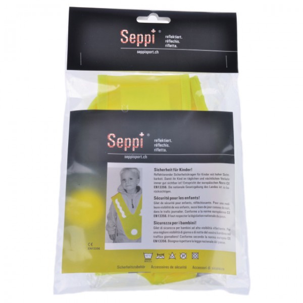 Seppi RefLex-Sicherheitskragen für Kinder EN13356 gelb