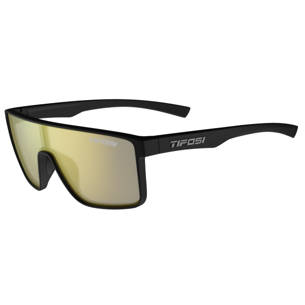 Tifosi Sonnenbrille Sanctum, Matte Black Fade, M-L, Smoke Yellow