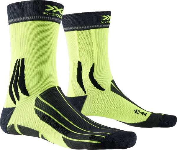 X-SOCKS Men MTB Control charcoal/phyton yellow