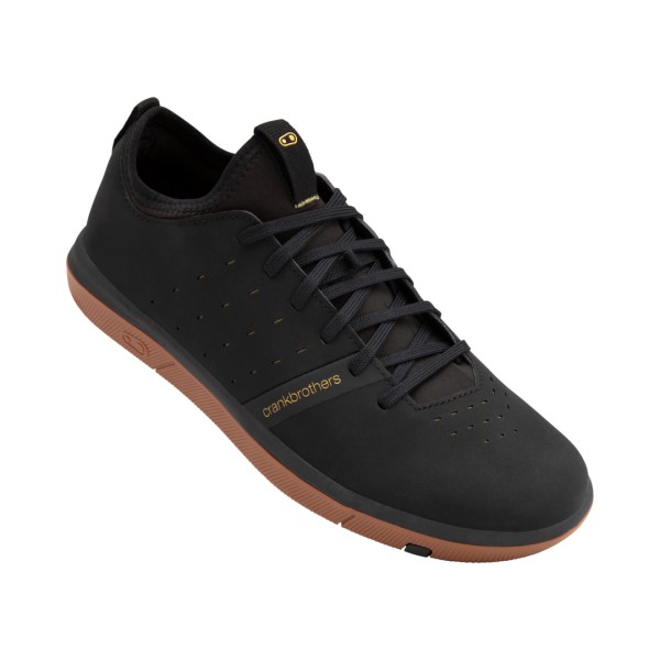 Schuhe Stamp Street Lace schwarz-gold 37