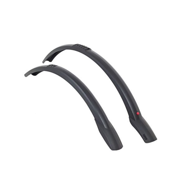 Steckblech HEBIE ViperT 28/29" 28-29", inkl. Sattelrohrklemme,schwarz- Breite vorne ca. 45 mm- Länge
