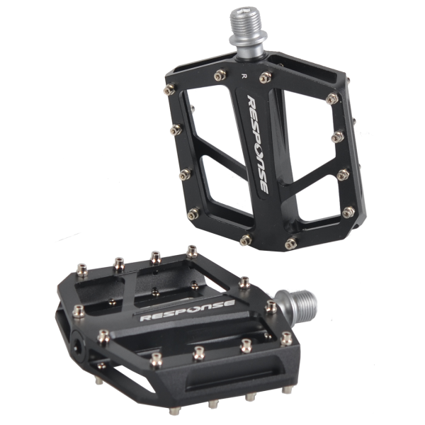 Response Flat Pedale MTB Schwarz