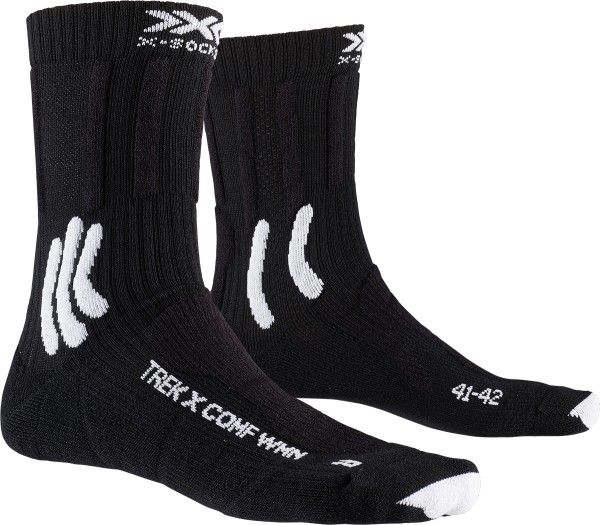 X-SOCKS Women Trek X Comf opal black/arctic white