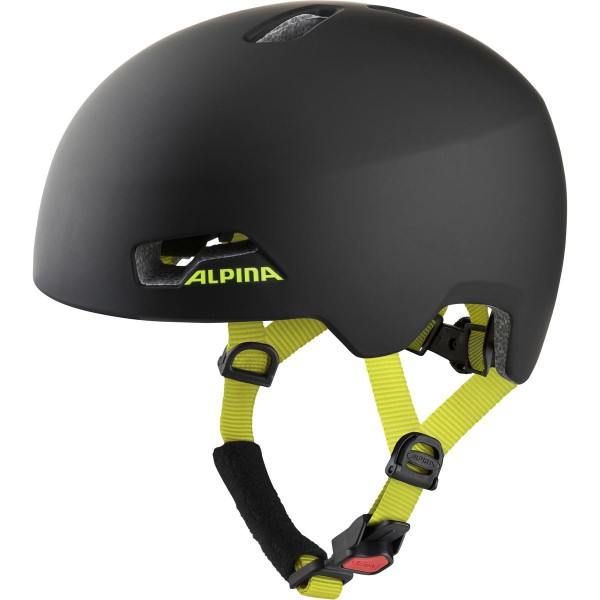 Helm Alpina Hackney black-neon yellow 47-51cm