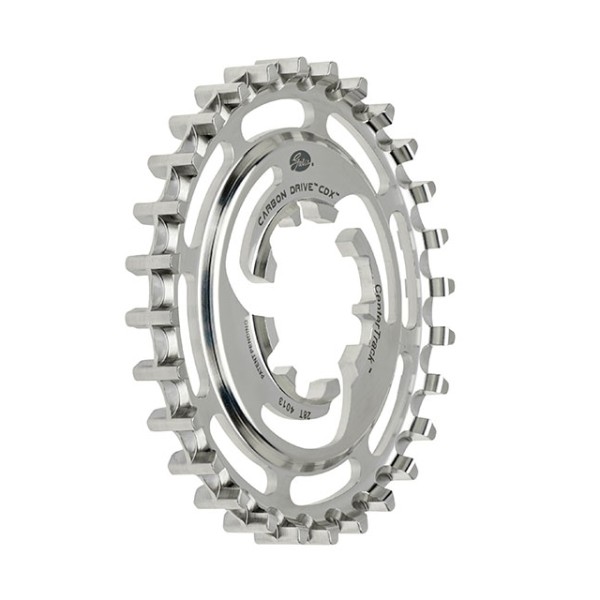 Gates Carbon Drive CDX Riemenscheibe Enviolo 26Z Silber