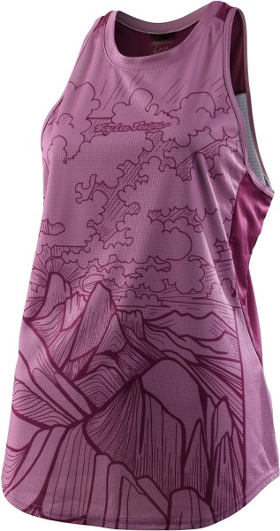 Troy Lee Designs Luxe Tank Women, Micayla Gatto Rosewood, M