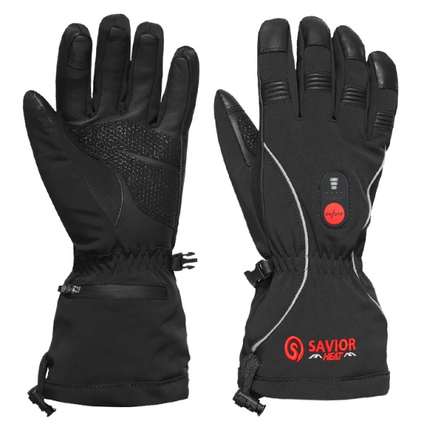 SAVIOR beheizbare Handschuhe, Wintersport Frozen Lady Black M