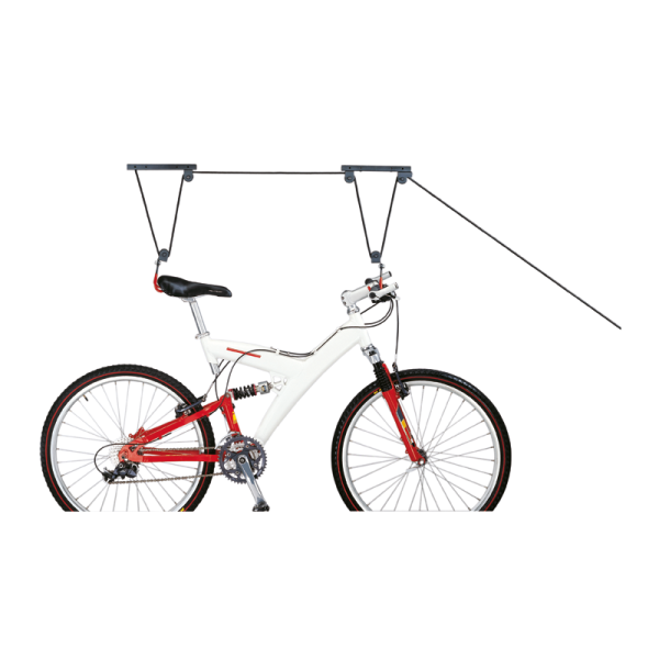 Werkstatteinrichtung, Fahrradlift mit Flaschenzug, für 1 Fahrzeug bis 25 kg
