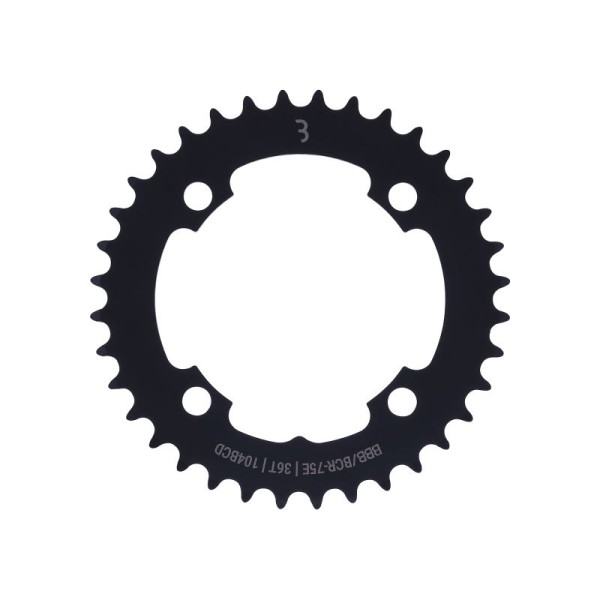 BBB Kettenblatt E-BikeGear, 36Z,Lochkr.104mm Stahl, 1-12 Speed, 4-Arm