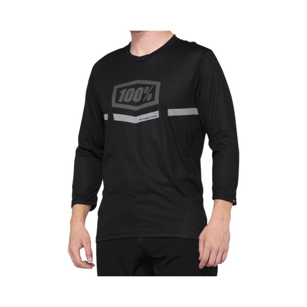 100percent 3/4 Jersey Airmatic schwarz S