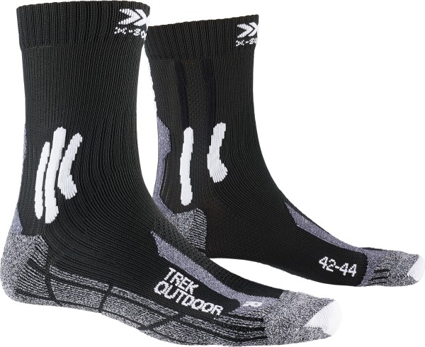 X-SOCKS Men Trek Outdoor opal black/dolomite grey melange